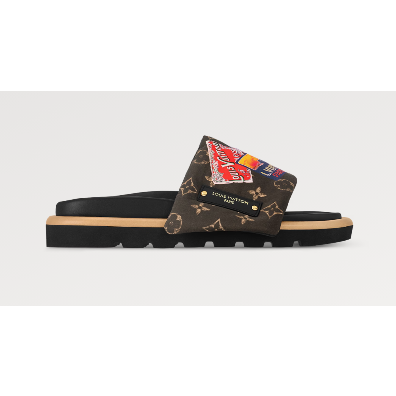 LV Pool Pillow flat comfort mule , Size 35-41