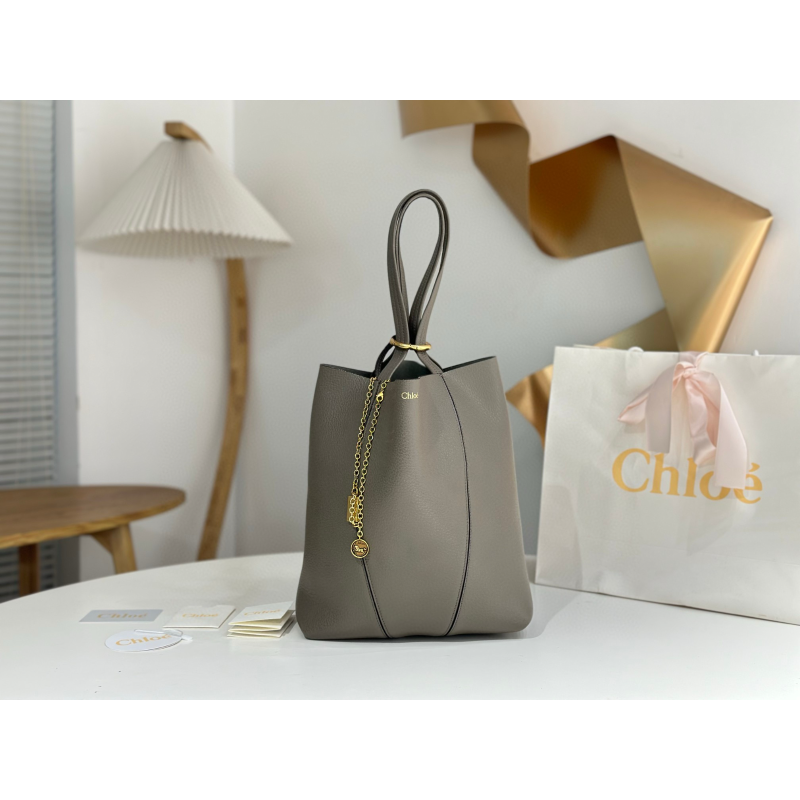 Chloe Mittel Spin Tote-Grey