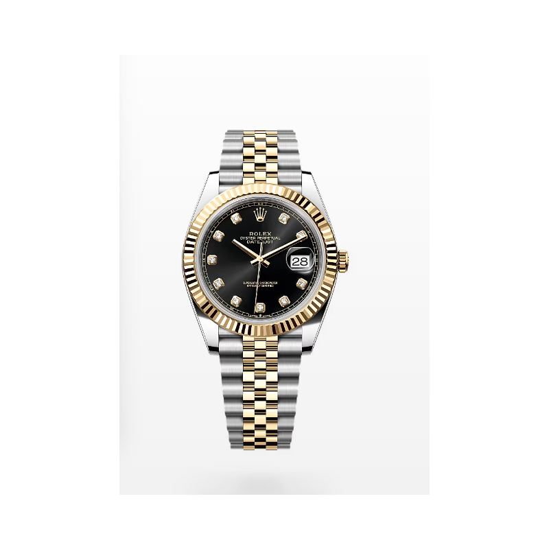 Rolex Lady Datejust 28mm, 31mm, Oystersteel, Diamonds, Yellow gold  