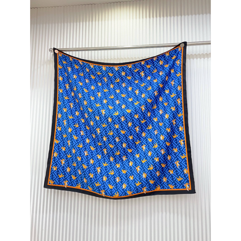 Fendi Silk Square Scarf 90cm