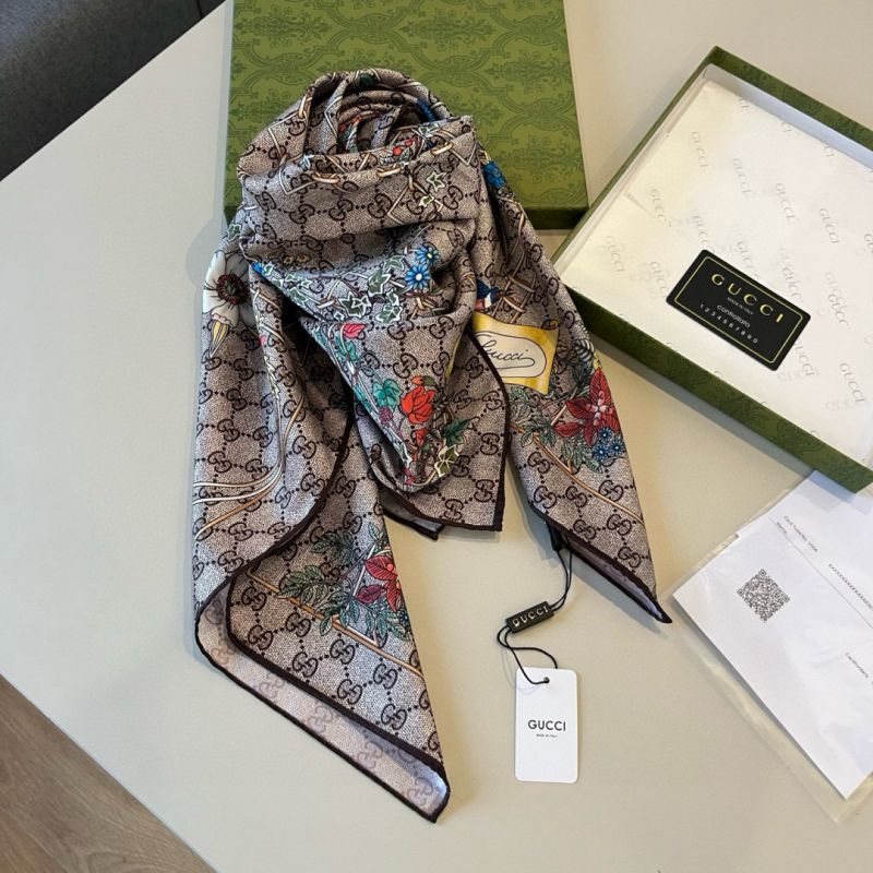 Gucci Silk Square Scarf 90