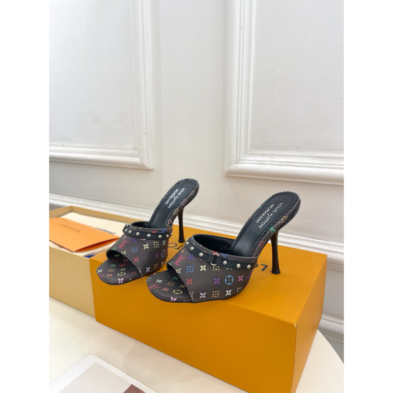 LV X TM Heeled Mule 5.5cm/ 9.5cm, Size 35-42 