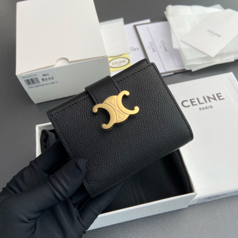 Celine kompakte Brieftasche-Black