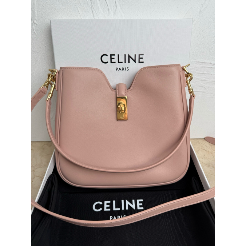 Celine Small Camille 16 Soft Bag in Smooth Calfskin -Soft Peach