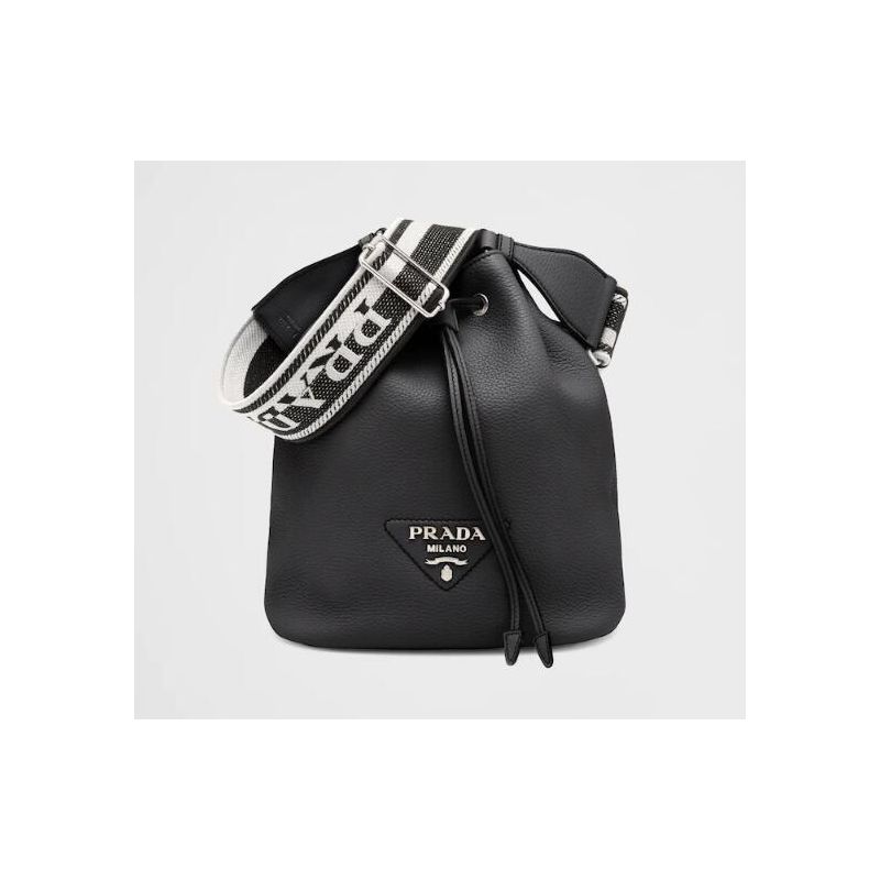 Prada Leather Bucket Bag 