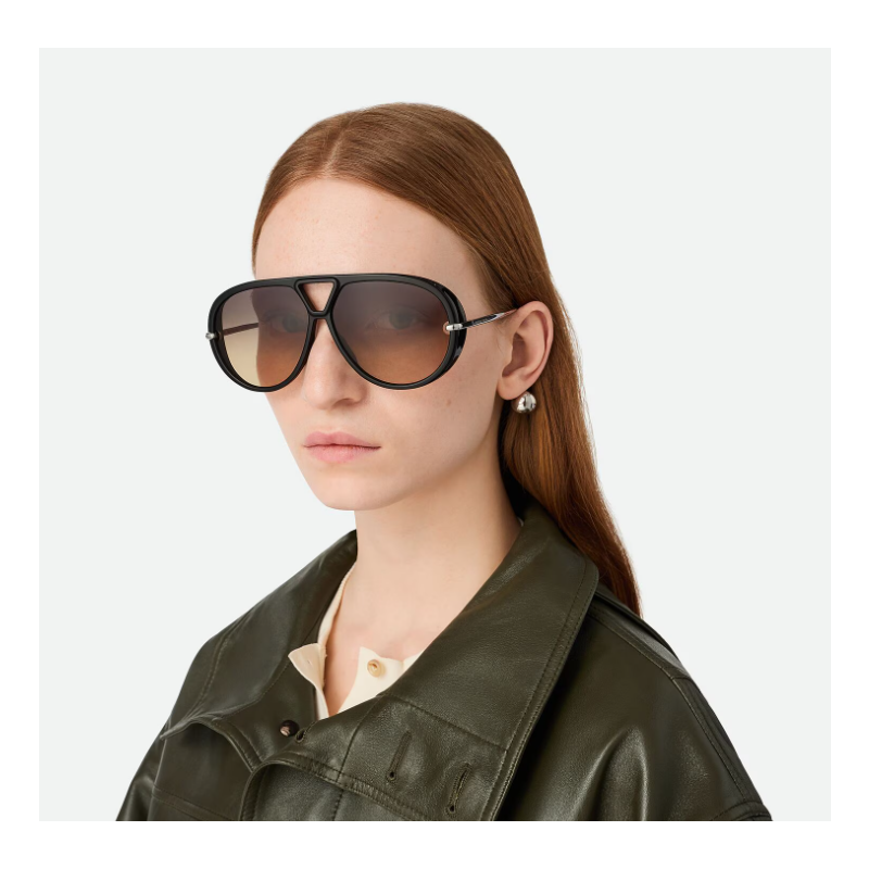 Bottega Veneta Drop Aviator Sunglasses