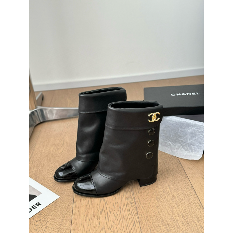 Chanel leather Boots, Size 35-41