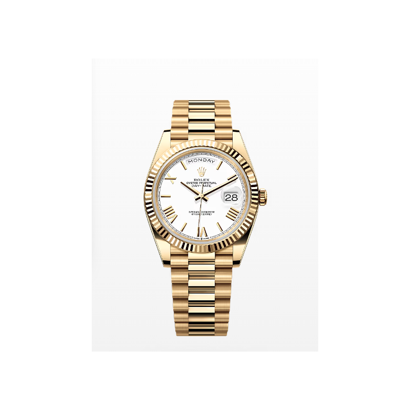 Rolex Day-Date 40mm, Oystersteel, 18K yellow gold