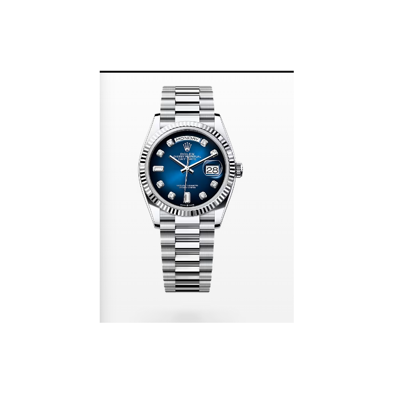 Rolex Day-Date 36mm, Oystersteel, Diamonds