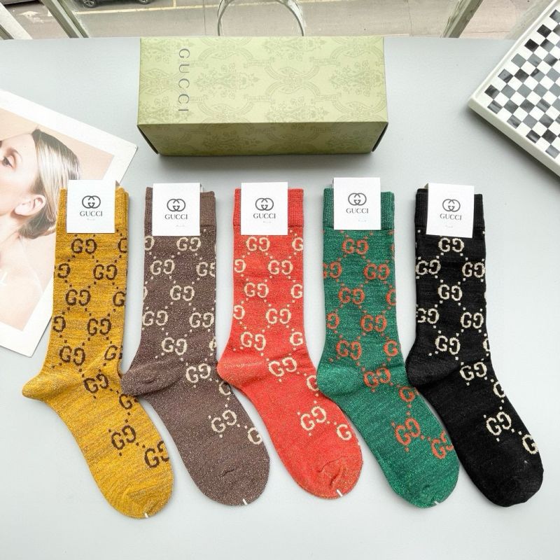 Gucci socks ( 5 pairs)