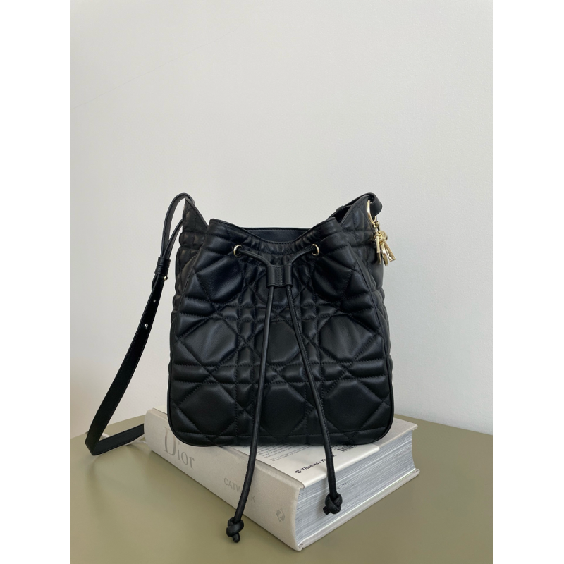 Dior Medium D-Motion Bag-Black