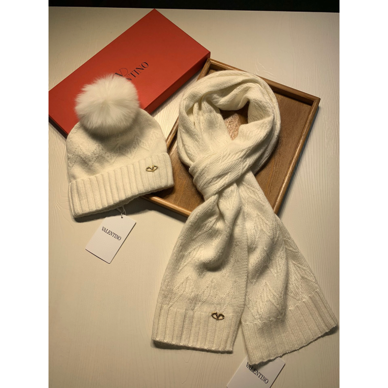 Valentino Cashmere scarf and hat